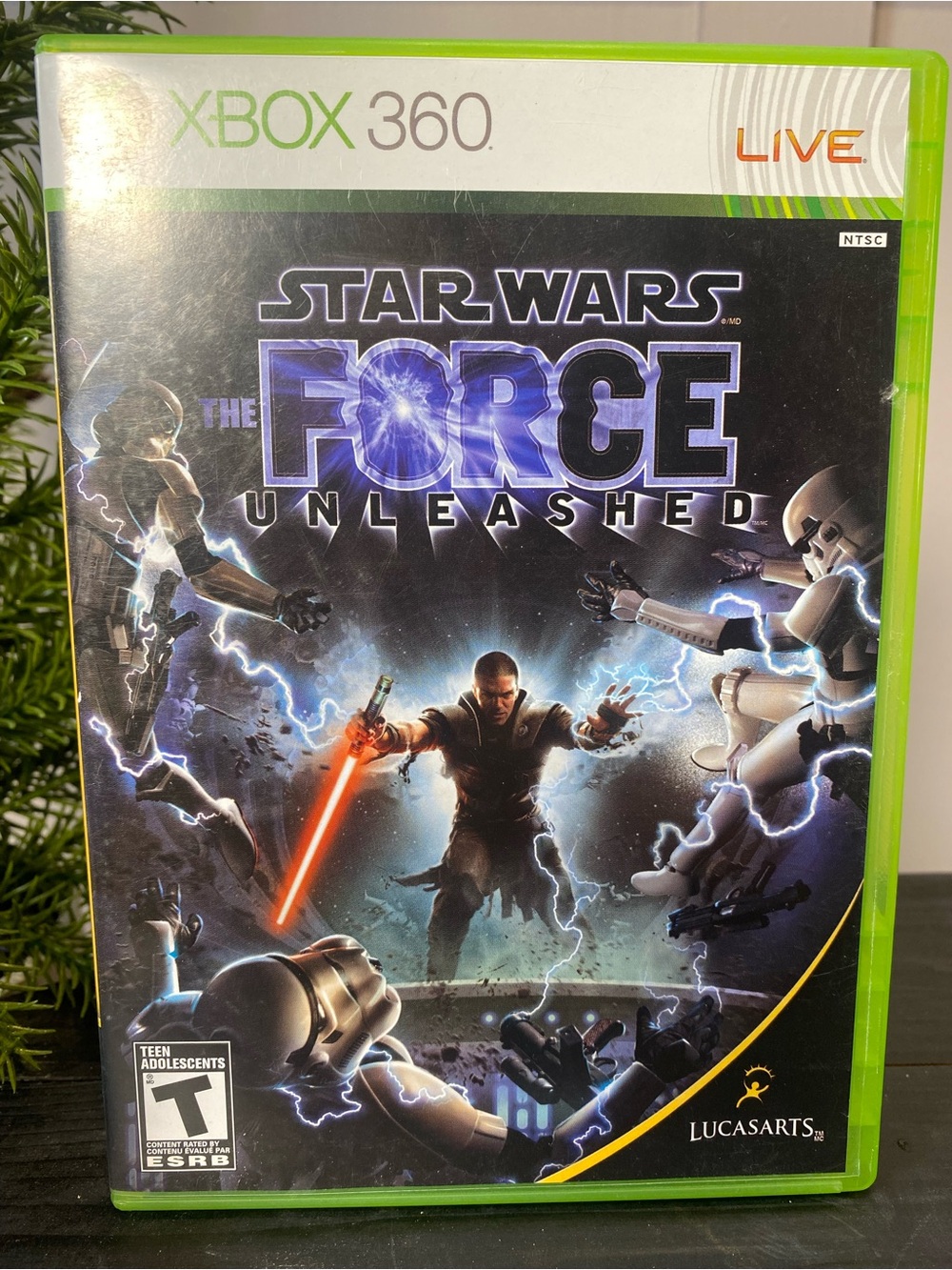 Xbox 360 Star Wars: The Force Unleashed - LucasArts (Black)